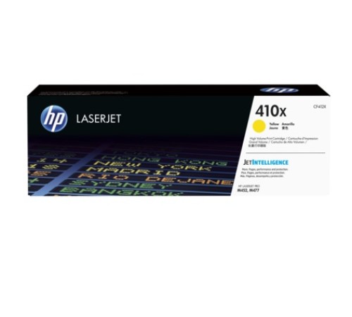 Картридж лазерный HP 410X CF412X желтый (5000стр.) для HP LJ Pro M452/M477