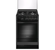 Плита Газовая Gefest ПГ 5300-03 0046 черный (стеклянная крышка) реш.чугун