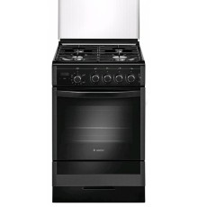 Плита Газовая Gefest ПГ 5300-03 0046 черный (стеклянная крышка) реш.чугун