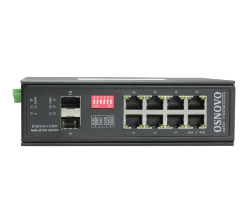 Коммутатор OSNOVO SW-80802/I(Port 90W 300W) Коммутатор OSNOVO SW-80802/I(Port 90W 300W)
