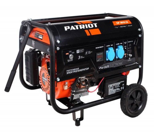 Генератор Patriot GP 3810LE 3кВт
