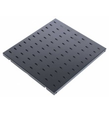 Полка стационарная ЦМО СВ-45-9005 0.5U нагр.:45кг. 19" 450мм черный (упак.:1шт)