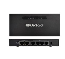 ORIGO OS1206P/A1A Неуправляемый PoE-коммутатор 4x100Base-TX PoE+, 2x100Base-TX, PoE-бюджет 60 Вт, корпус металл