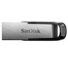 Флеш Диск Sandisk 16Gb Cruzer Ultra Flair SDCZ73-016G-G46 USB3.0 серебристый/черный