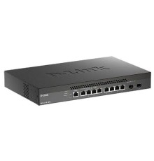 D-Link DXS-1210-10TS/B1A PROJ Настраиваемый L2+ коммутатор с 8 портами 10GBase-T и 2 портами 10GBase-X SFP+