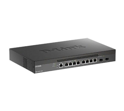 D-Link DXS-1210-10TS/B1A PROJ Настраиваемый L2+ коммутатор с 8 портами 10GBase-T и 2 портами 10GBase-X SFP+