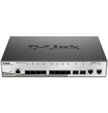 D-Link DGS-1210-12TS/ME/B1A Управляемый L2 коммутатор с 10 портами 1000Base-X SFP и 2 портами 10/100/1000Base-T
