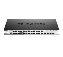 D-Link DGS-1210-28XS/ME/B2A Управляемый L2 коммутатор с 24 портами 100/1000Base-X SFP и 4 портами 10GBase-X SFP+