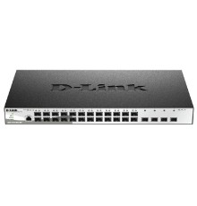 D-Link DGS-1210-28XS/ME/B2A Управляемый L2 коммутатор с 24 портами 100/1000Base-X SFP и 4 портами 10GBase-X SFP+