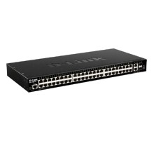 D-Link DGS-1520-52/A1A Управляемый L3 стекируемый коммутатор с 48 портами 10/100/1000Base-T, 2 портами 10GBase-T и 2 портами 10GBase-X SFP+
