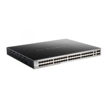 D-Link DGS-3130-54S/B1A PROJ Управляемый L3 стекируемый коммутатор с 48 портами 1000Base-X SFP, 2 портами 10GBase-T и 4 портами 10GBase-X SFP+