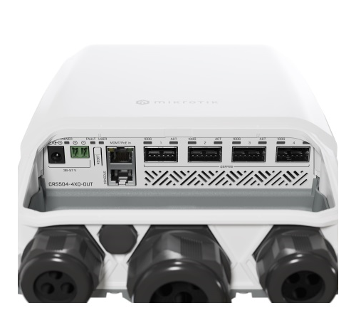 Mikrotik CRS504-4XQ-OUT Коммутатор 4*QSFP28 100gbit, Уличный корпус Mikrotik CRS504-4XQ-OUT Коммутатор 4*QSFP28 100gbit, Уличный корпус