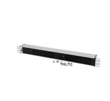 ЦМО Блок розеток Rem-32 с инд., 6 IEC 60320 C19, 32А, алюм., 19", колодка (R-32-6C19-I-440-K)