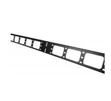 ЦМО Вертикальный кабельный органайзер в шкаф, ширина 150 мм 20U, цвет черный (ВКО-М-20.150-9005)