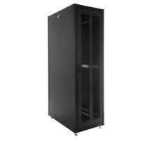 ЦМО Шкаф телекоммуникационный напольный ЭКОНОМ 42U (600 ? 600) дверь перфорированная 2 шт., цвет черный