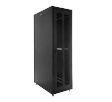 ЦМО Шкаф телекоммуникационный напольный ЭКОНОМ 42U (600 x 800) дверь перфорированная 2 шт., цвет черный [ШТК-Э-42.6.8-44АА-9005]