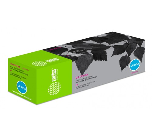 Картридж лазерный Cactus CS-CF413A CF413A пурпурный (2300стр.) для HP LJ M452DW/DN/NW M477FDW/M477FDN/M477FNW