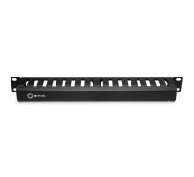 5bites Панель-органайзер кабеля CM-101B ГРЕБЕНКА / КРЫШКА / 1U / 19" / BLACK