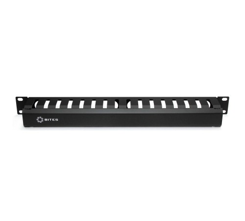 5bites Панель-органайзер кабеля CM-101B ГРЕБЕНКА / КРЫШКА / 1U / 19" / BLACK