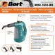 Bort Пароочиститель BDR-1500-RR {Мощность 1500 Вт;Температура пара 133 °С; Емкость бачка 350 мл;Размер 300x125x245 мм; 2,02 (2,02) кг; 34 x 14 x 28; гарантия 2 г} [93410747]