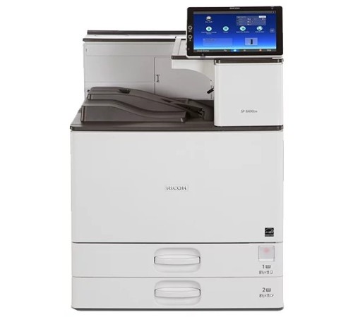 Ricoh SP 8400DN Лазерный принтер, A3, 2Гб, 60стр/мин(A4), дуплекс, GigaLAN, PS, SMART-панель, без тонера (821277) (408064)