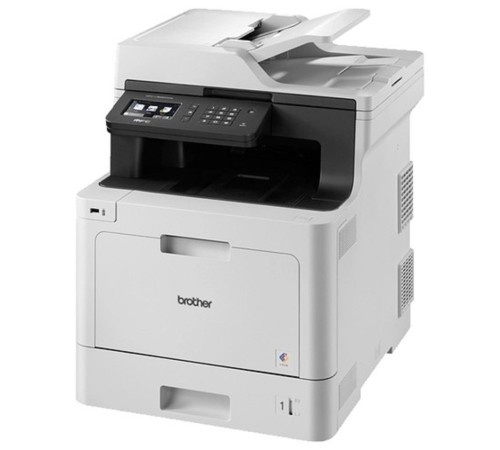 Brother MFC-L8690CDW МФУ, A4, цветной лазерный, 31стр/мин, 512Мб, факс, дуплекс, ADF50,GigaLAN, WiFi, USB (старт.картр.3000/1800стр) (MFCL8690CDWR1)