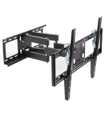 Kromax OPTIMA-409 черный 32"-65" макс.45кг настенный поворотно-выдвижной и наклонный
