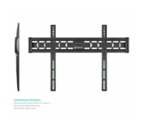 ONKRON FM6 чёрный {40"-65" Максимальная нагрузка: 68,2 кг VESA: 75x75, 100x100, 100x200, 200x100, 200x200, 200x300, 200x400, 300x100, 300x200, 300x300, 300x400, 400x200, 400x300,400x400}