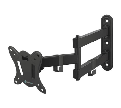 ONKRON BASIC R4 чёрный Для телевизоров диагональю 10"-27" Максимальная нагрузка: 25 кг VESA: 75х75, 100х100 мм