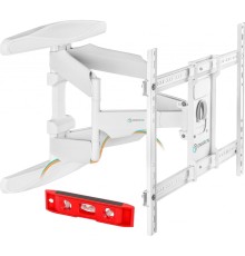 ONKRON M6L белый Для телевизоров диагональю 40"-70" Максимальная нагрузка: 45,5 кг VESA: 200x100, 200x200, 200x300, 200x400, 300x100, 300x200, 300x300, 300x400, 400x200, 400x300, 400x400, 500x400, 600
