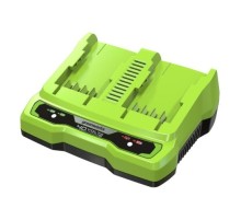 Greenworks G40UC8 Быстрое зарядное устройство для 2-х аккумуляторов,40V [2938807]