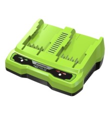 Greenworks G40UC8 Быстрое зарядное устройство для 2-х аккумуляторов,40V [2938807]