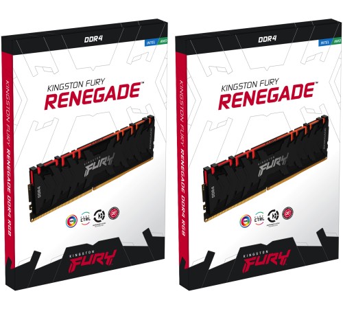 Память оперативная Kingston FURY Renegade RGB KF436C16RBAK4/32