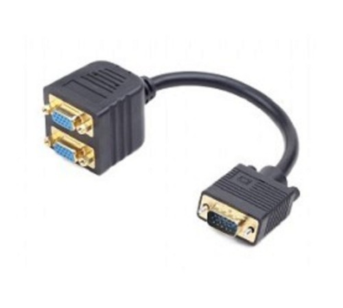 Cablexpert CC-VGAX2-20CM Разветвитель VGA Cablexpert CC-VGAX2-20CM, HD15M/2x15F, 1 компьютер - 2 монитора Cablexpert CC-VGAX2-20CM Разветвитель VGA Cablexpert CC-VGAX2-20CM, HD15M/2x15F, 1 компьютер - 2 монитора