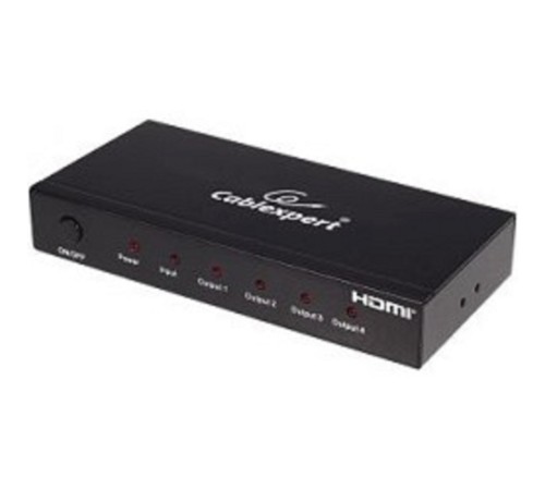 Gembird DSP-4PH4-02 Разветвитель HDMI Cablexpert, HD19F/4x19F, 1 компьютер => 4 монитора, Full-HD, 3D, 1.4v Gembird DSP-4PH4-02 Разветвитель HDMI Cablexpert, HD19F/4x19F, 1 компьютер => 4 монитора, Full-HD, 3D, 1.4v