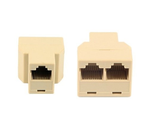 Cablexpert US-09A Разветвитель RJ45 8P8C (розетка) -> 2x8P8C (розетки) Cablexpert US-09A Разветвитель RJ45 8P8C (розетка) -> 2x8P8C (розетки)