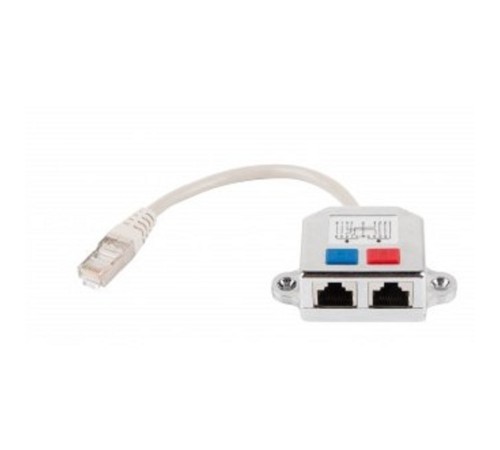 Cablexpert NCA-SP-01A Разветвитель NCA-SP-01A UTP 1 порт RJ45 (T568A/T568B) -> 2 порта RJ45 10/100 BASE-T Cablexpert NCA-SP-01A Разветвитель NCA-SP-01A UTP 1 порт RJ45 (T568A/T568B) -> 2 порта RJ45 10/100 BASE-T