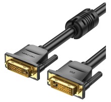 Кабель Vention DVI-D Dual link 25M/25M с ферритовым фильтром - 1.5м. Кабель Vention DVI-D(m)/DVI-D(m) - 1.5 м (EAABG)