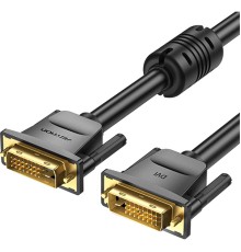 Кабель Vention DVI-D Dual link 25M/25M с ферритовым фильтром - 1.5м. Кабель Vention DVI-D(m)/DVI-D(m) - 1.5 м (EAABG)