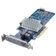 Контроллер Gigabyte RAID Controller PCIe 3.0 x8, SAS/SATA 12G, RAID 0,1,5,6,10,50,60, Cache 2Gb, SAS3108, 8 ports (2*int SFF8643), Up to 32 x physical devices via SAS expander, only for Gigabyte Servers (CRA4448)