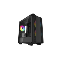 Корпус Deepcool CC360 ARGB без БП, боковое окно (закаленное стекло), черный, mATX (CC360 ARGB)