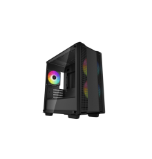 Корпус Deepcool CC360 ARGB без БП, боковое окно (закаленное стекло), черный, mATX (CC360 ARGB)