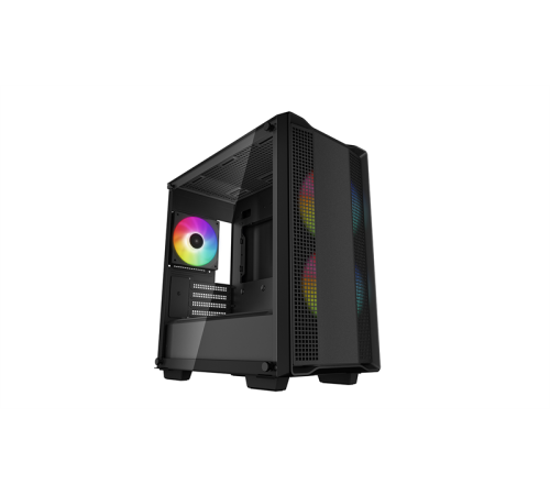 Корпус Deepcool CC360 ARGB без БП, боковое окно (закаленное стекло), черный, mATX (CC360 ARGB)