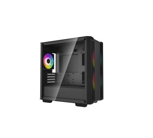 Корпус Deepcool CC360 ARGB без БП, боковое окно (закаленное стекло), черный, mATX (CC360 ARGB)