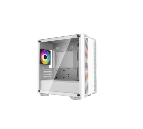 Корпус Deepcool CC360 WH ARGB без БП, боковое окно (закаленное стекло), белый, mATX (CC360 WH ARGB)