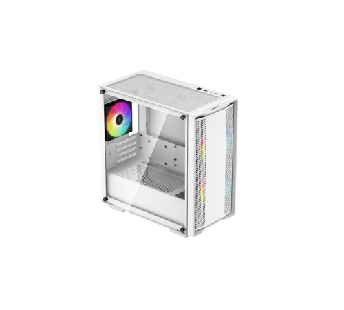 Корпус Deepcool CC360 WH ARGB без БП, боковое окно (закаленное стекло), белый, mATX (CC360 WH ARGB)