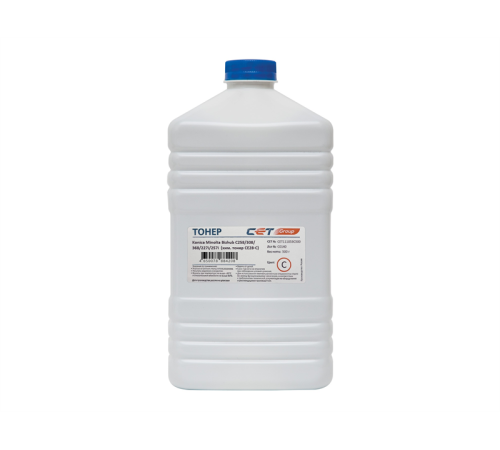 Тонеры и девелоперы Тонер CE28-C (CPT) TN-324C/227C для KONICA MINOLTA Bizhub C258/308/368/227i/257i (Japan) Cyan, 500г/бут, CET111053C500, TN-324C/227C (CET111053C500)