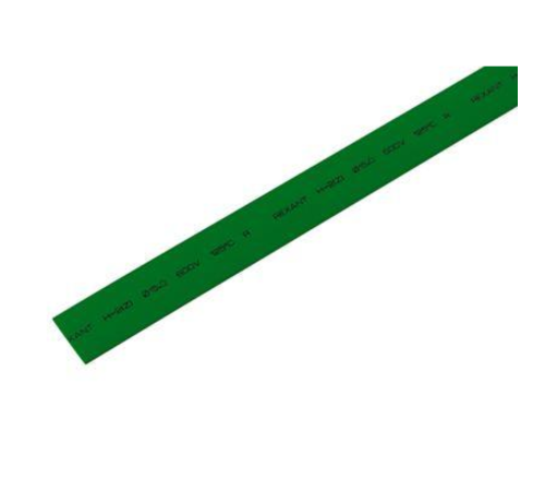 Трубка термоусадочная 15.0/7.5 1м зел. REXANT 21-5003