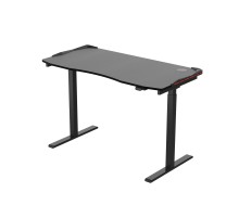 Стол для компьютера (для геймеров) с электроприводом и RGB-подсветкой FoxGear FG-IE-47B (ширина 120 см)