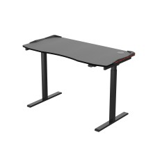 Стол для компьютера (для геймеров) с электроприводом и RGB-подсветкой FoxGear FG-IE-47B (ширина 120 см)
